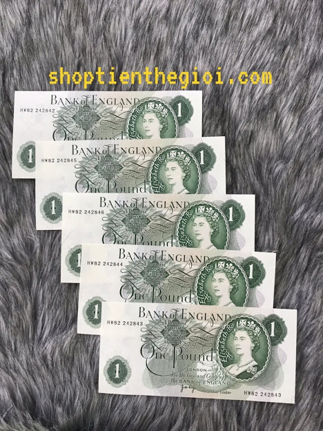  England - Anh 1 pound 1970 - 1977